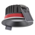 Ledvance LED  SPOT FIRE RATED Aluminium  8W 640lm 36D - 927 Extra Warm White | Cutout 68mm - IP65 - Best Colour Rendering -  Dimmable