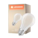 Ledvance Classic LED E27 Pear Filament Frosted 3.8W 806lm - 827 Extra Warm White | Dimmable - Replaces 60W