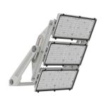 Ledvance LED Floodlight Max Aluminium Grey 1800W 245900lm 65x120d - 830 Warm White | IP66 - Asymmetrical