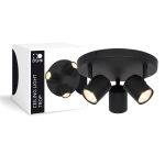 D'Lite Ceiling Light Trop Metal Sandy Black | Suitable For 3x GU10