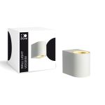 D'Lite Wall Light Vossem Aluminium White| IP54 - Suitable For 1x GU10 