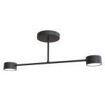 Emibig Ceiling Light Halo Steel Black | Suitable for 2x GX53 - Max 8W