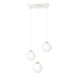 Emibig Pendant Royal Steel White | Suitable for 3x E14 - Max 10W
