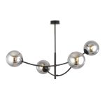 Emibig Ceiling Light Hunter Steel Black | Suitable for 4x E14 - Max 10W