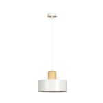 Emibig Pendant Torin Steel White | Suitable for 1x E27 - Max 15W