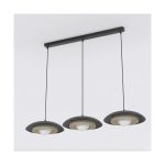 Emibig Pendant Skin Steel Black | Suitable for 3x G9 - Max 8W
