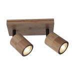 Good&Mojo Ceiling Light Java Bamboo Brown | Suitable for 2x GU10 