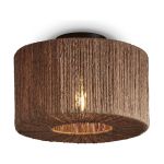 Good&Mojo Ceiling Light Iguazu Jute Brown | Suitable for 1x E27 