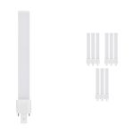 Multipack 10x Osram Dulux-S LED 6W - 830 Warm White | 2-Pin - Replaces 18W