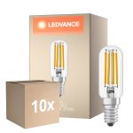 Multipack 10x Ledvance Special LED E14 Tube one-handed Filament Clear 4.2W 470lm - 827 Extra Warm White | Replaces 40W