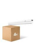 Multipack 4x Ledvance LED Batten Linear Compact Switch 8W 800lm - 830 Warm White | 60cm