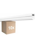 Multipack 10x Ledvance LED Batten Linear Compact High Output 10W 1000lm - 830 Warm White | 60cm