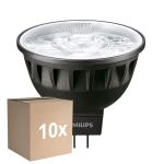 Multipack 10x Philips Master LED Spot GU5.3 MR16 6.7W 460lm 24D - 940 Cool White | Best Colour Rendering - Dimmable - Replaces 35W