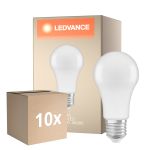 Multipack 10x Ledvance  Classic LED E27 Pear Frosted 13W 1521lm - 840 Cool White | Replaces 100W