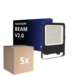 Multipack 5x Noxion LED Floodlight Beam V2.0 40-100W 5600-14000lm 90D - 830-840-865 CCT | IP66 - Symmetrical
