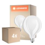 Multipack 4x Osram Classic LED E27 Globe Filament Frosted 17W 2452lm - 827 Extra Warm White | Replaces 150W