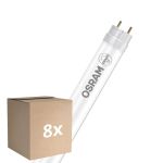 Multipack 8x Osram Bio-Lumilux LED Tube T8 (EM/Mains) Standard Output 6.6W 800lm - 965 Daylight | 60cm - Best Colour Rendering - Replaces 18W