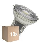 Multipack 10x Ledvance LED Reflector GU10 PAR16 6.1W 575lm 36D - 930 Warm White Warm White| Dimmable - Replaces 80W