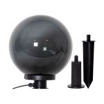 Eglo Spike Light Monterollo Smoke Black | IP44 - Suitable for 1x E27