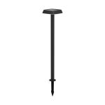 Eglo Spike Light Dreoli Solar Black 8W 1030lm - 830 Warm White | IP65 - Motion Sensor