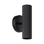 Eglo Wall Light Portillo Steel Black | Suitable for 2x GU10