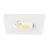SLV New Tria 75 XL Spot Aluminium White Square | Cutout 75mm - Suitable for 1x GU10 