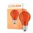 Osram LED Star Classic Decor E27 Pear Filament Frosted 2.5W 160lm - Orange | Replaces 17W