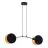 Emibig Pendant Motif Steel Black | Suitable for 2x E27 - Max 15W