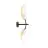 Emibig Wall Light Vene Steel Black | Suitable for 2x E14 - Max 10W