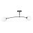 Emibig Ceiling Light Pregos Steel Black | Suitable for 2x E14 - Max 10W