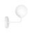 Emibig Wall Light Pregos Steel White | Suitable for 1x E14 - Max 10W