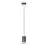 Emibig Pendant Fumiko Steel Black | Suitable for 1x GU10 - Max 10W