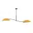 Emibig Ceiling Light Lotus Steel Black | Suitable for 2x E14 - Max 10W