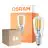 Multipack 6x Osram LED Special E14 Tubular Bulb T26 Filament Clear 2.8W 250lm - 827 Extra Warm White | Dimmable - Replaces 25W