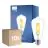 Multipack 10x Philips MASTER Value LED Bulb E27 Edison Filament Clear 5.9W 806lm - 922-927 Dim to Warm | Best Colour Rendering - Replaces 60W