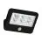 Eglo Wall Light Gavello Black 840 Cool White | IP54 - Motion Sensor