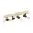 Eglo Ceiling Light Townshend 3 Wood Steel Black | IP20 - Suitable for 4x E27 