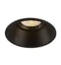 SLV Horn-O Spot Aluminium Black Round | Cutout 95mm - Suitable for 1x GU10 