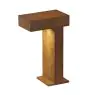 SLV Pathlight 40 Floor Lamp Steel Rusty 8.8W 470lm - 830 Warm White | Outdoor - IP55