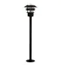 Nordlux Vejers Pedestal Lamp Metal and Glass Black | IP54 - Suitable for E27
