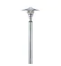 Nordlux Vejers 2M Pedestal Lamp Galvanized Steel and Glass Grey | IP54 - Suitable for E27