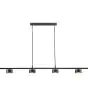 Nordlux LED Pendant Rail Clyde Black 20W 350lm 120D - 827 Extra Warm White | 3-Step Dimmable