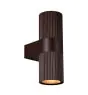 Nordlux Kyklop Wall Light Aluminium Rusty  Up & Down | Suitable for 2x GU10