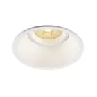 SLV Horn-O Spot Aluminium Whit Rounde | Cutout 95mm - Suitable for 1x GU10 