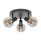 Ledvance LED Decor Spot Firefly Steel Circular Black 8.4W 750lm - 827 Extra Warm White | Dimmable