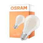Osram Classic LED E27 Pear Filament Frosted 3.8W 806lm Ultra Efficiency - 840 Cool White | Replaces 60W