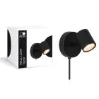 D'Lite Wall Light Trop Metal Sandy Black | Suitable For 1x GU10