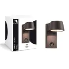 D'Lite Wall Light Lira Black 7W 600lm 830 Warm White | IP54 - Motion Sensor