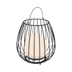 Nordlux Table Lamp Jim To-Go Portable Battery Metal Black 3W 300lm - 827 Extra Warm White | 3-Step Dimmable 