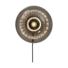 It's about RoMi Wall Light Brussels Glass Black | Suitable for 1x E27 